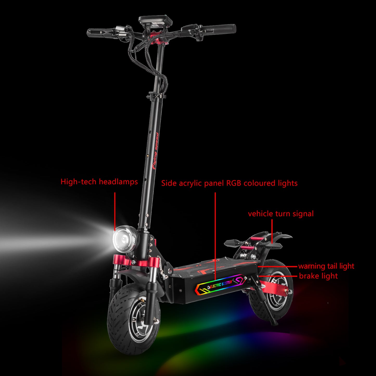 Quickwheel Q7 Pro Max 70km/h Speed 90km Range Smart Bluetooth Display City E-Scooter Foldable BOYUEDA Electric Scooter