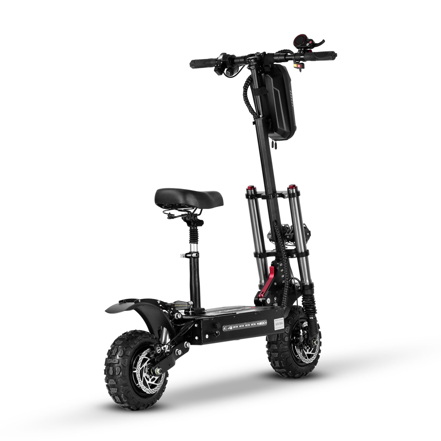 Quickwheel Explorer Dual Motor 6000W Folding 85km/h Speed 100km Range Electric Scooter