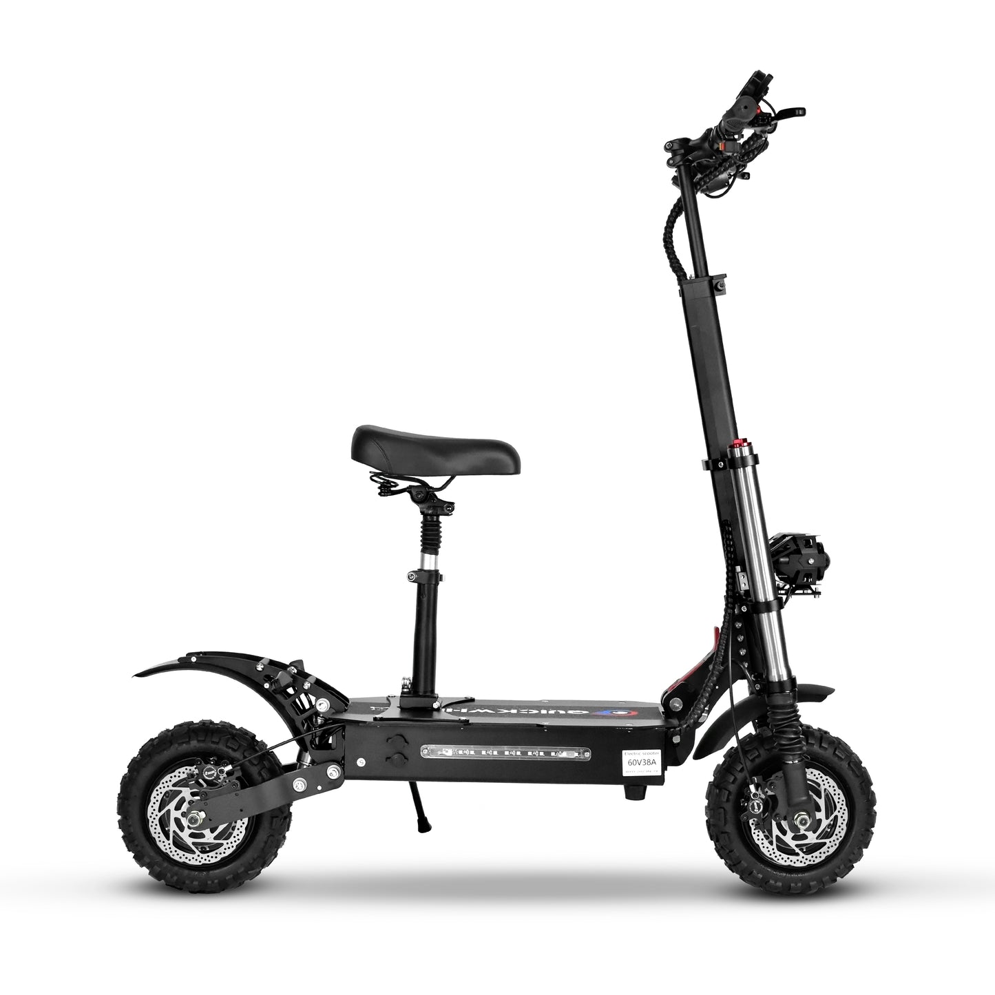 Quickwheel Explorer Dual Motor 6000W Folding 85km/h Speed 100km Range Electric Scooter