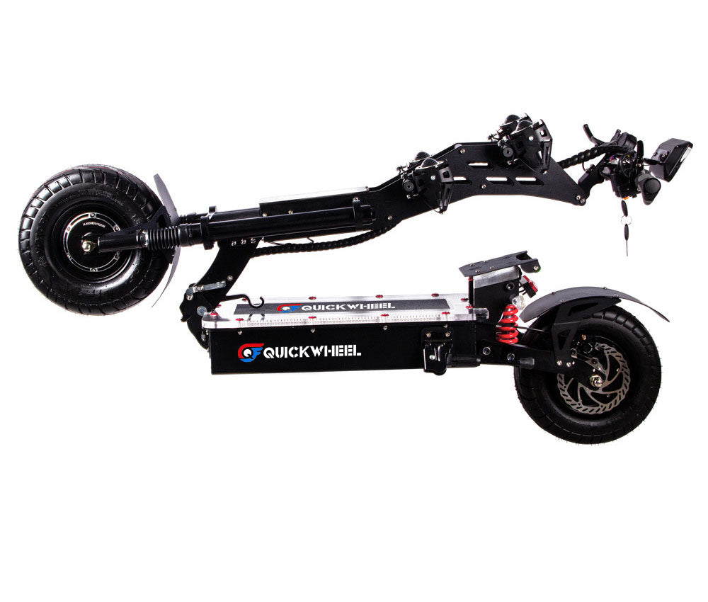 Quickwheel Viper 8000W 72V 100KM/H Speed 110km Range Dual Motor Electric Scooter
