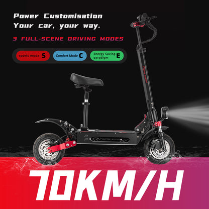 Quickwheel Q7 Pro Max 70km/h Speed 90km Range Smart Bluetooth Display City E-Scooter Foldable BOYUEDA Electric Scooter