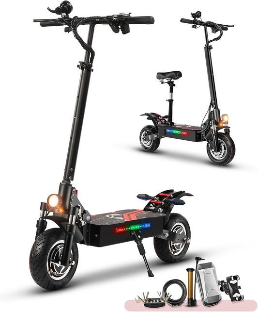 Quickwheel Q7 PRO Dual Motor 3200W 65KM/H Speed 50km Range Electric Scooter