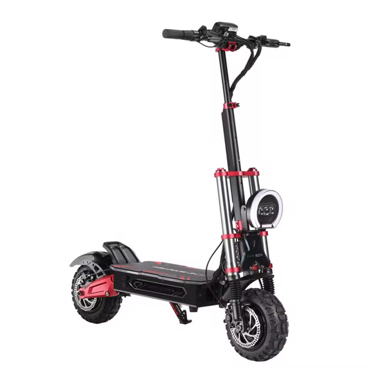 Quickwheel Explorer GT 6000W 38,4AH 85KM/H(62Mile/h) Speed 100KM Range Dual Motor Electric Scooter