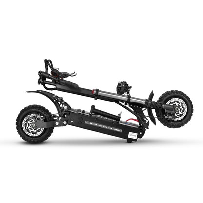 Quickwheel Explorer Dual Motor 6000W Folding 85km/h Speed 100km Range Electric Scooter