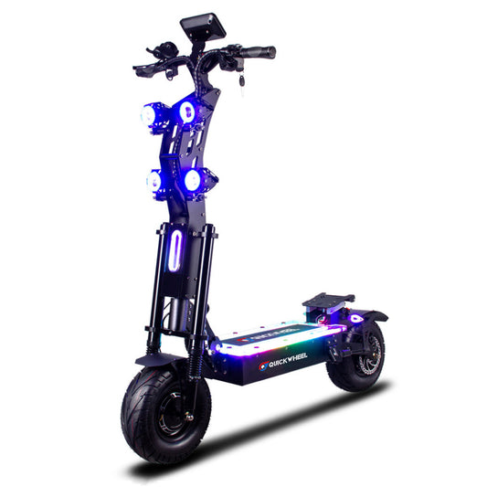 Quickwheel Viper 8000W 72V 100KM/H Speed 110km Range Dual Motor Electric Scooter